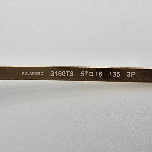 Michael Kors MK2024F Adrianna II Black Gold Frame Polarized Grey Lens Sunglasses - Picture 7 of 15